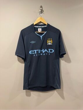 Umbro Manchester City 2010-2011 Away Soccer Jersey